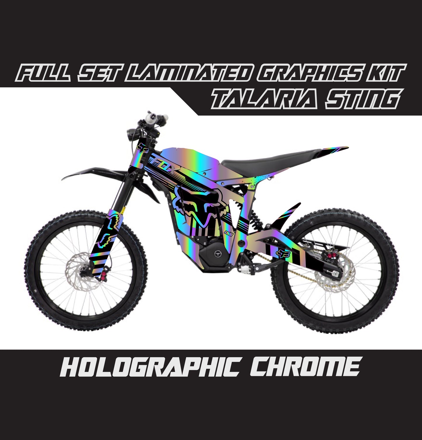 Talaria Sting Graphics Kit - Holographic Fox