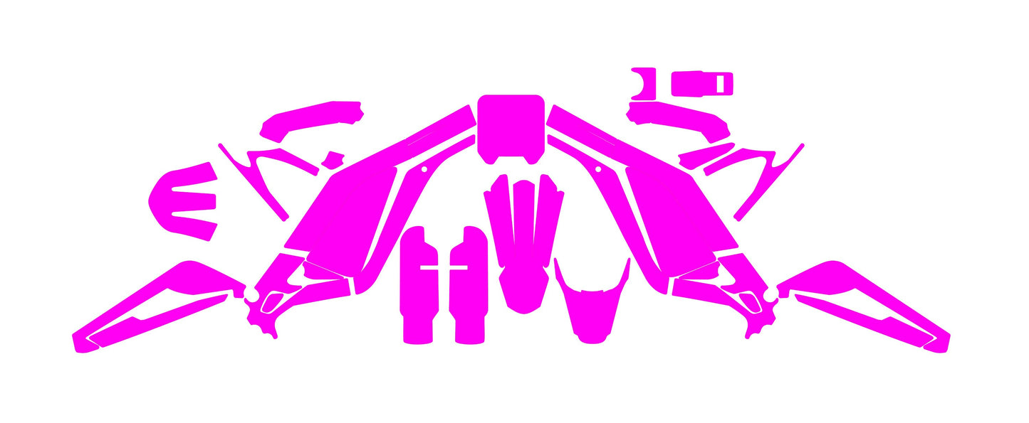 Sur Ron Light Bee X Graphics Kit - Purple Full Color Change
