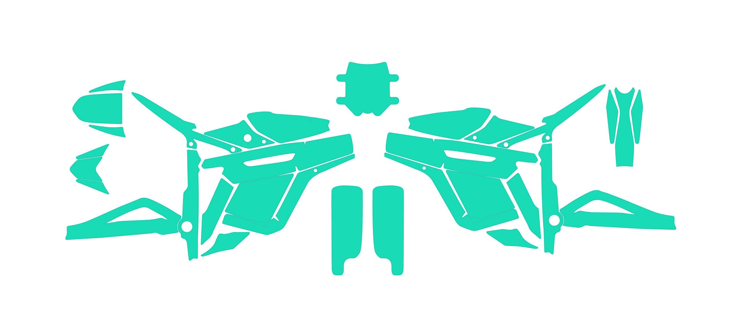 Talaria Sting Graphics Kit - Turquoise Full Color Change