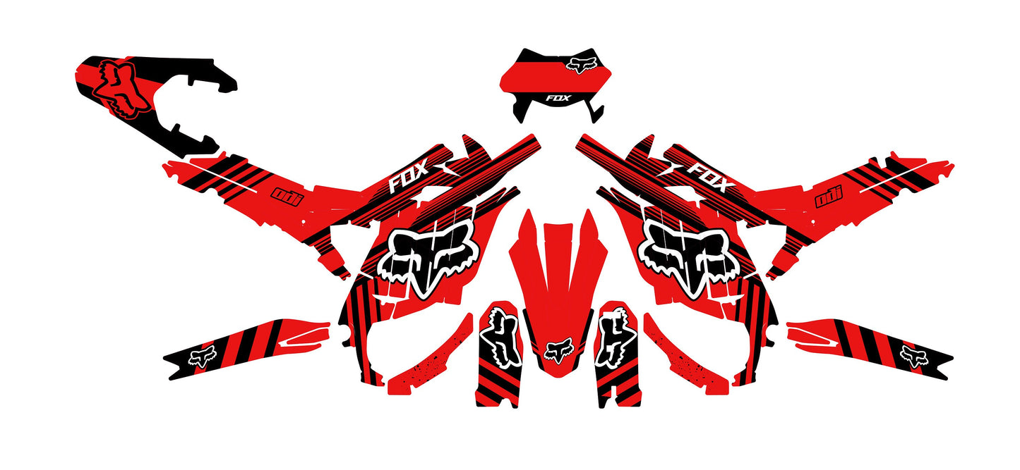 Sur Ron Ultra Bee Graphics Kit - Red Fox
