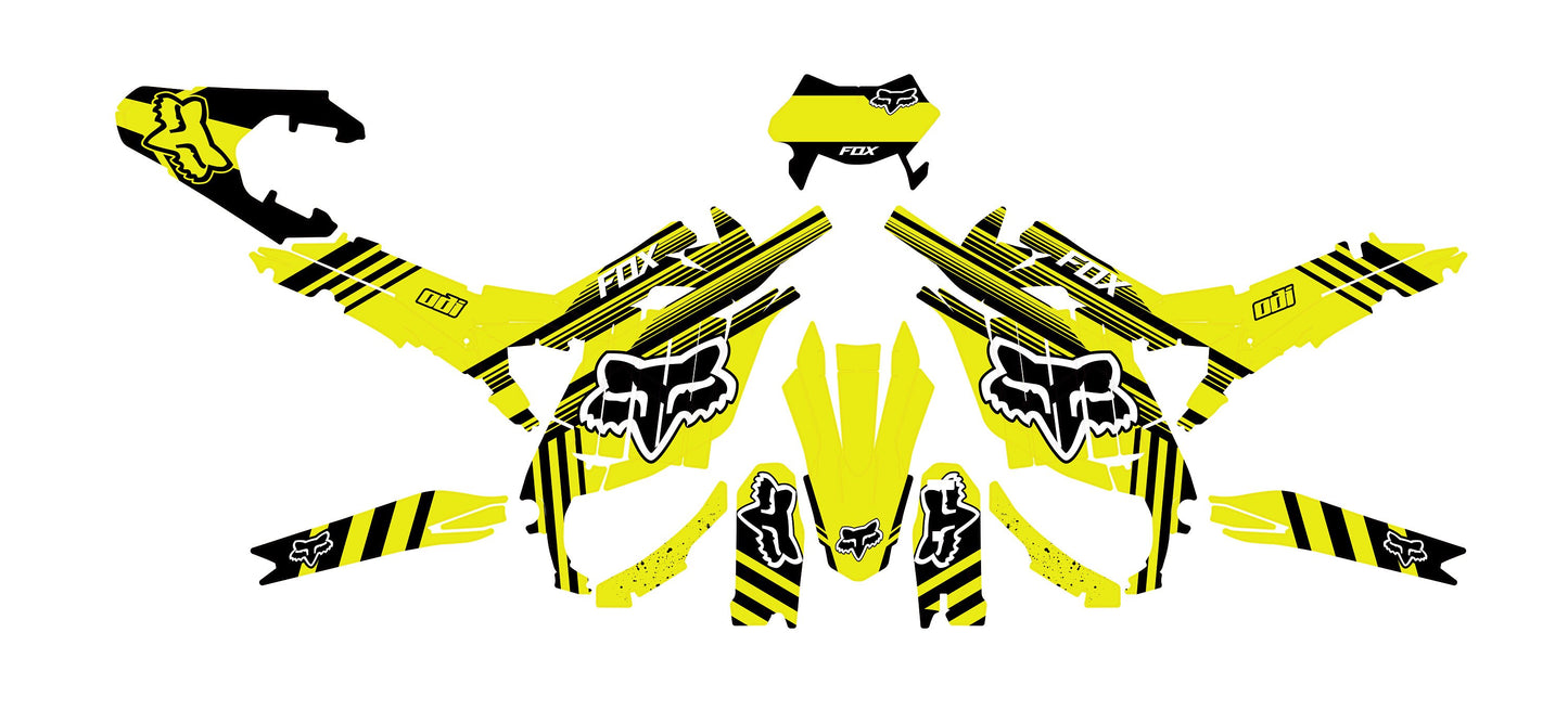 Sur Ron Ultra Bee Graphics Kit - Yellow Fox