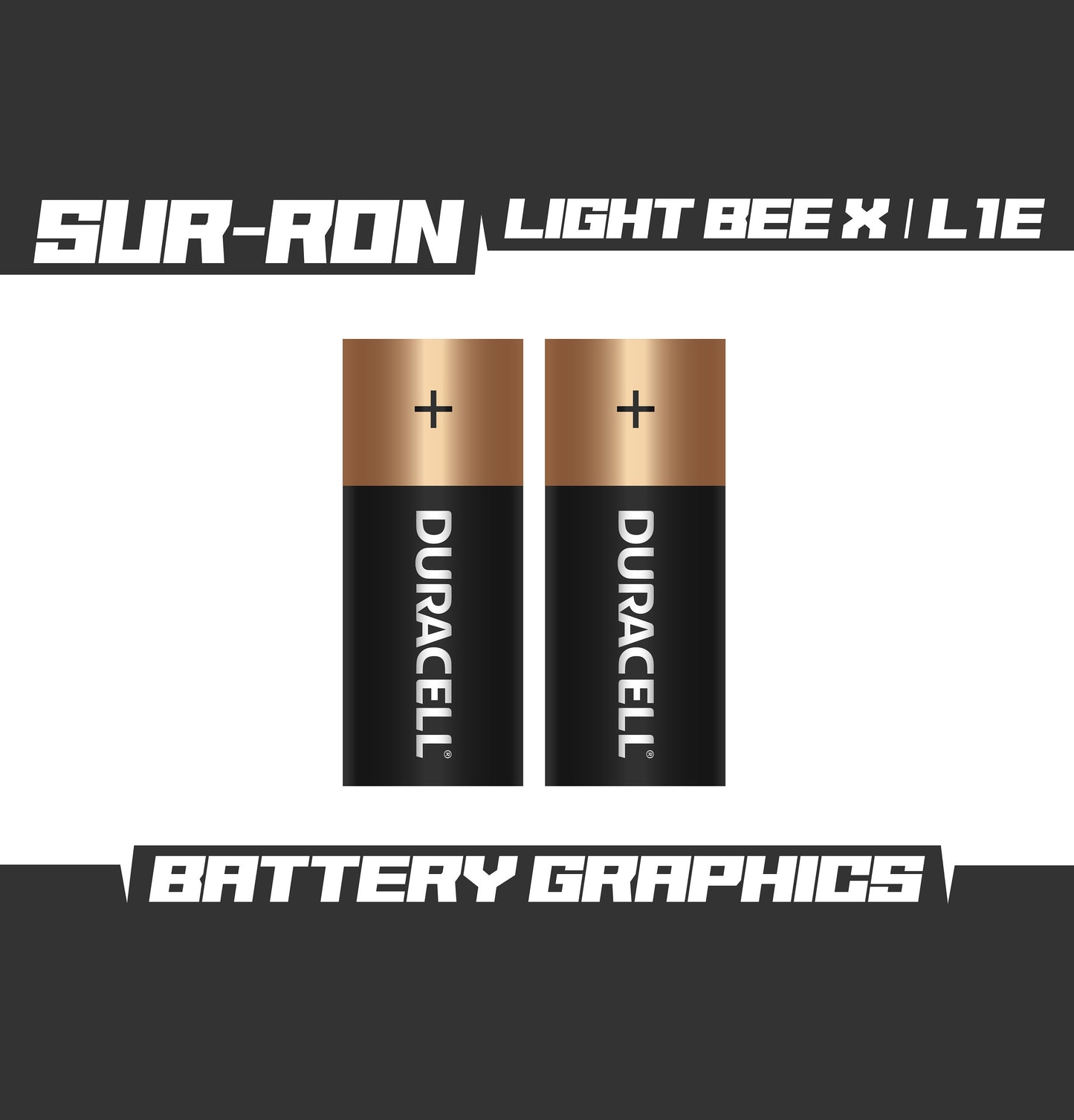 Sur Ron Light Bee X Graphics Kit - Duracell Battery Style