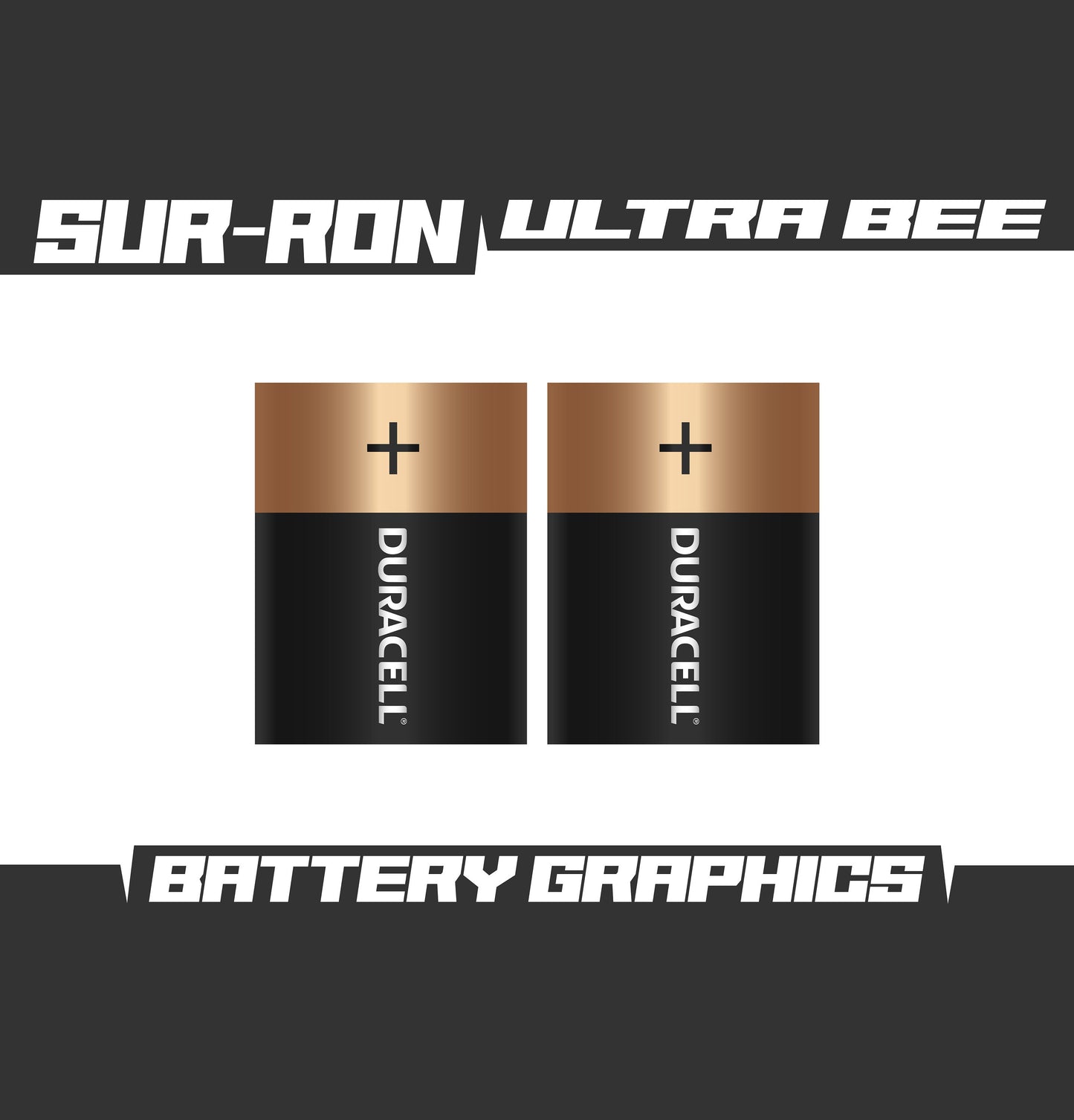 Sur Ron Ultra Bee Graphics Kit - Duracell Battery Style