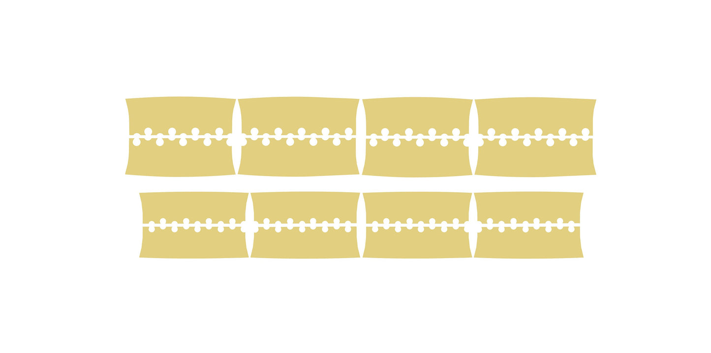 Supermoto 17" Wheels Graphics Set - Full Beige