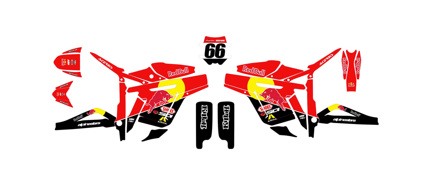 Talaria Sting Graphics Kit - R Bull