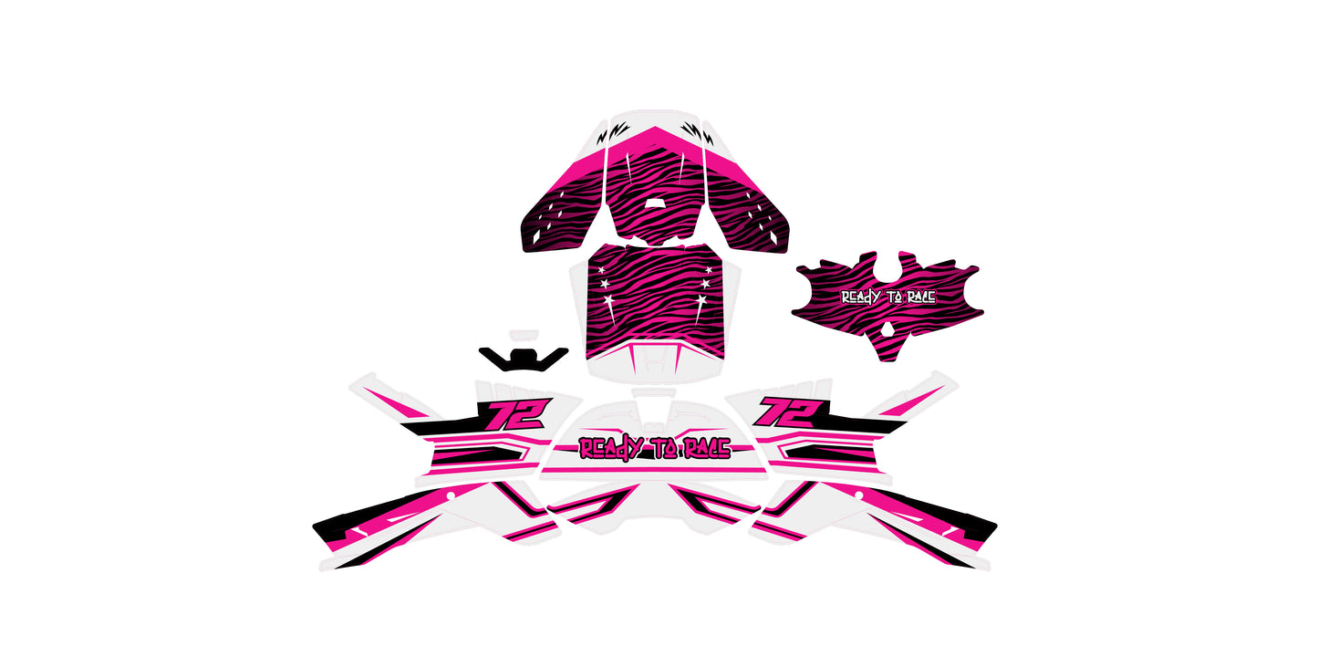 Alpinestars SM5 Helmet Graphics Kit - Pink White