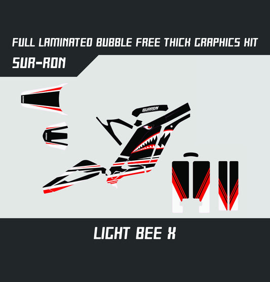 Sur Ron Light Bee X Black Shark Graphics Kit