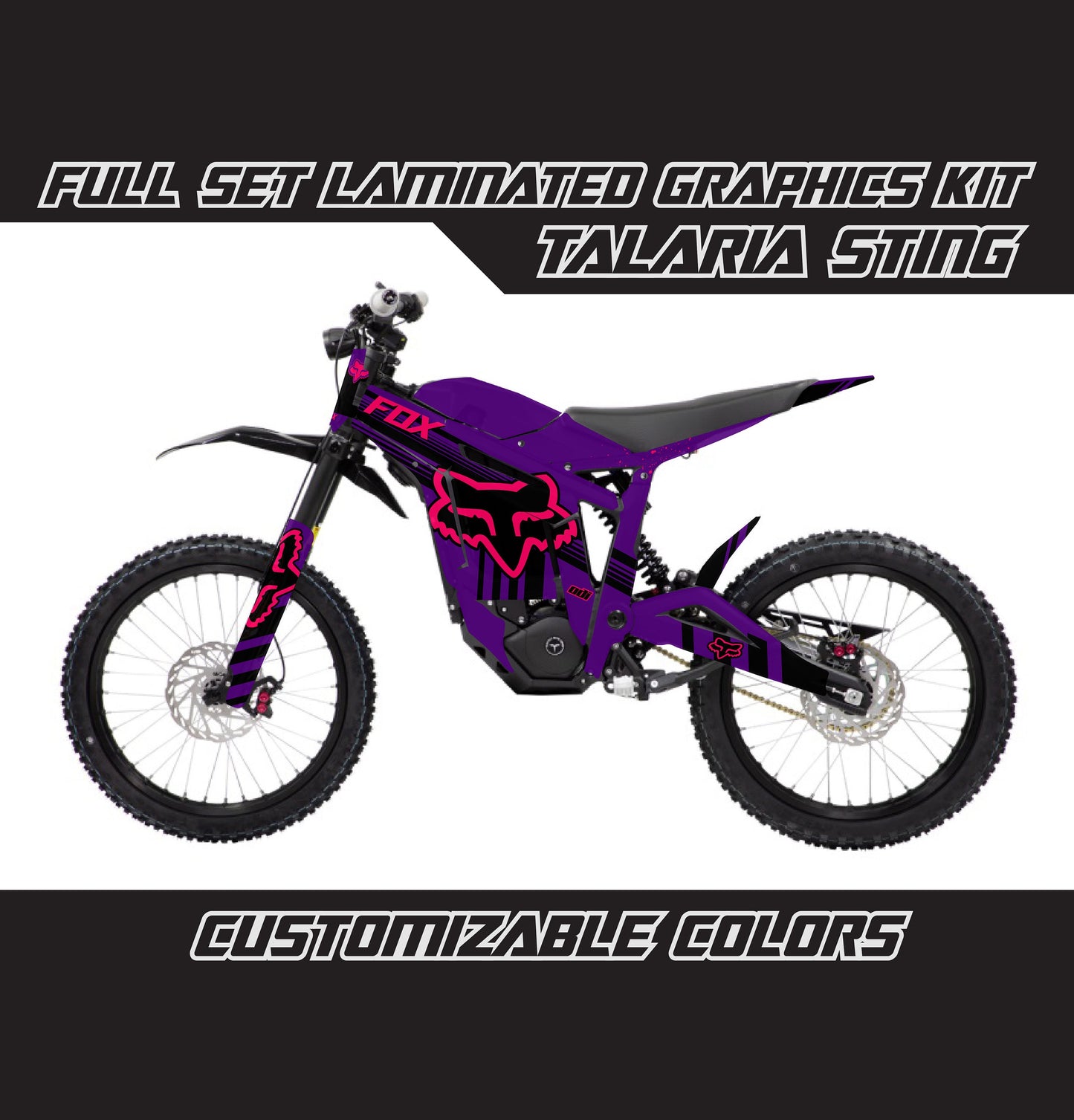 Talaria Sting Graphics Kit - Pink Violet Fox