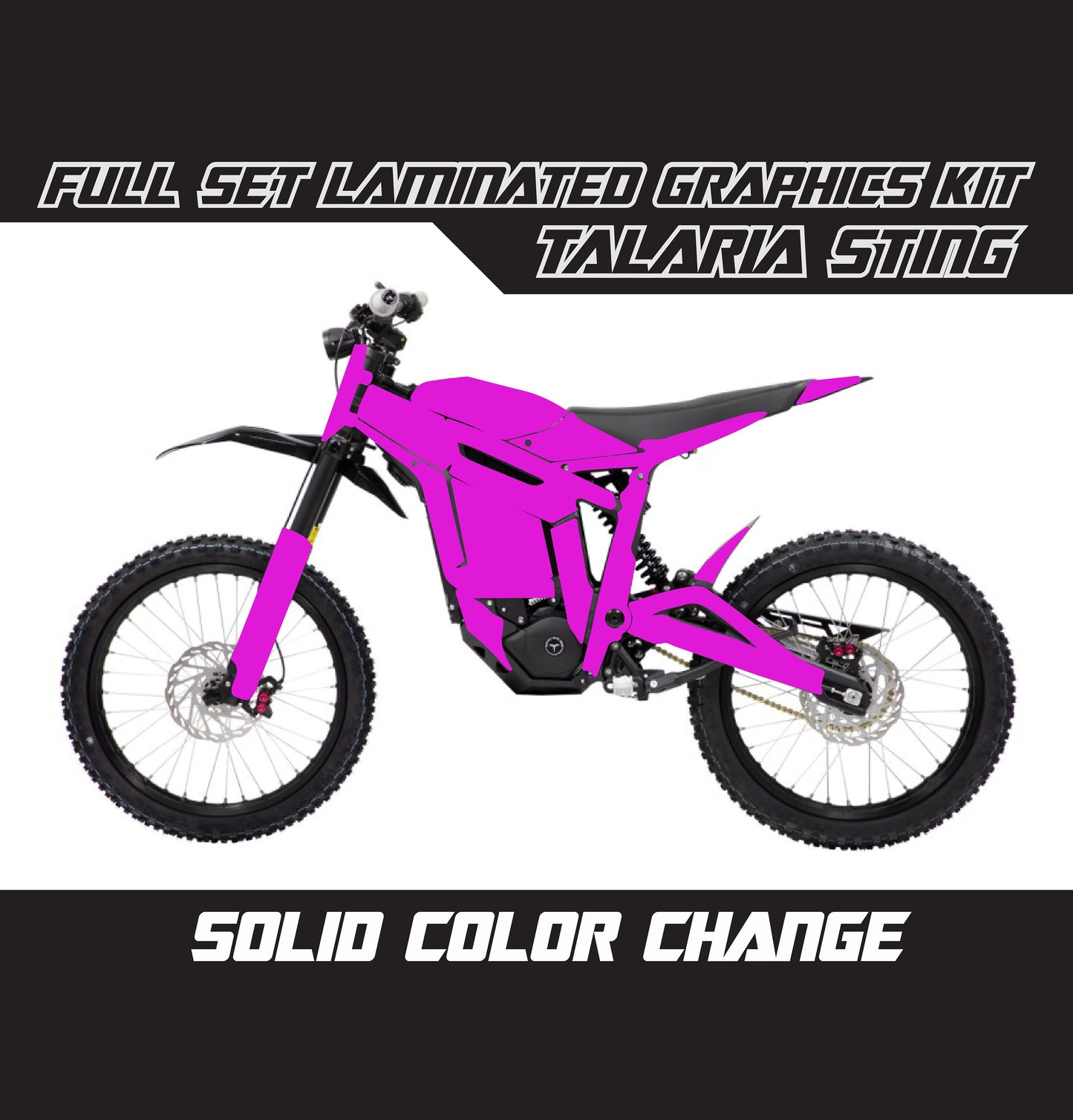 Talaria Sting Graphics Kit - Purple Full Color Change