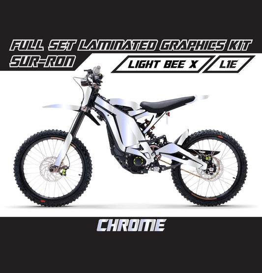 Sur Ron Light Bee X Full Chrome Graphics Kit