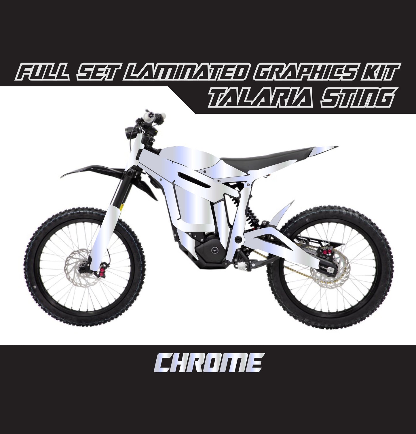 Talaria Sting Graphics Kit - Full Chrome