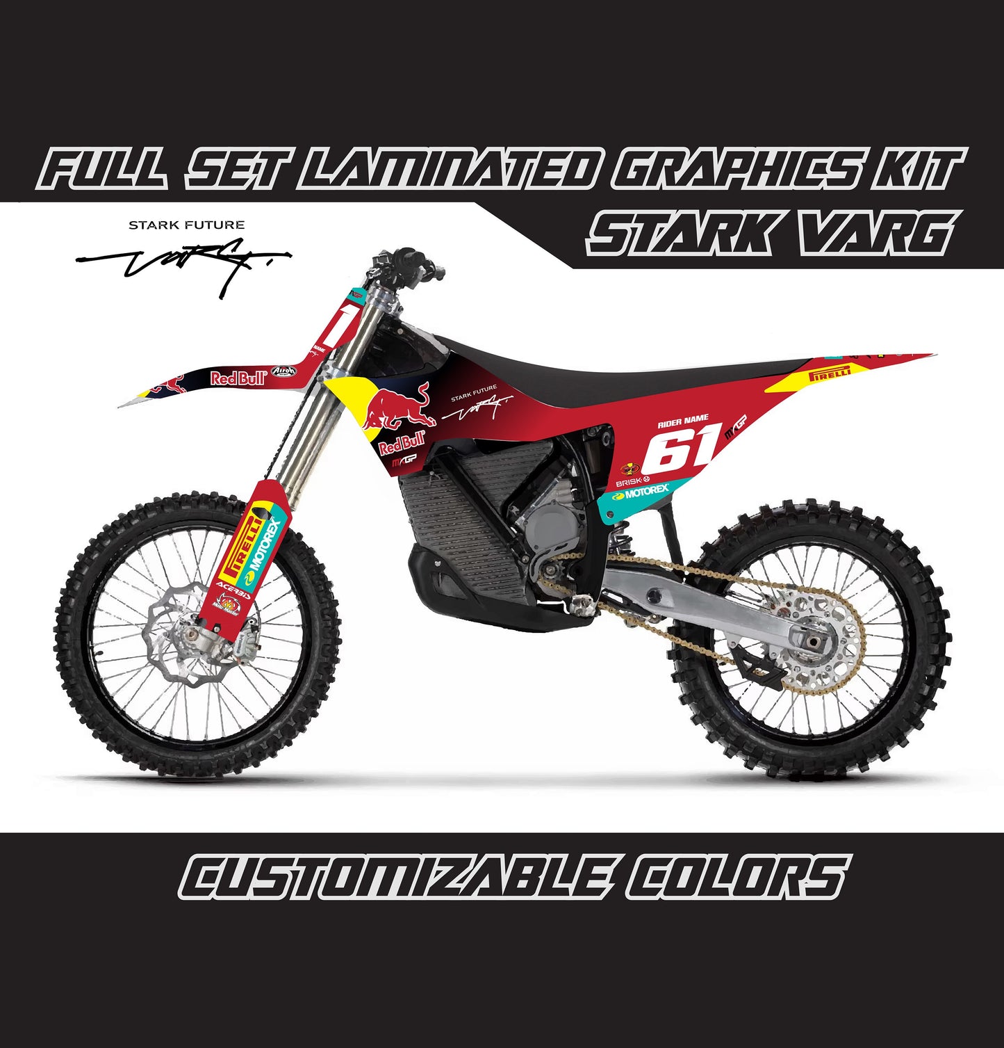 Stark Varg Graphics Kit - R Bull