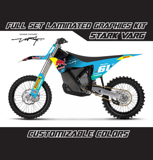 Stark Varg Graphics Kit - Sky Blue R Bull