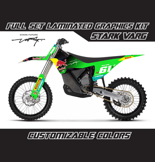 Stark Varg Graphics Kit - Green R Bull