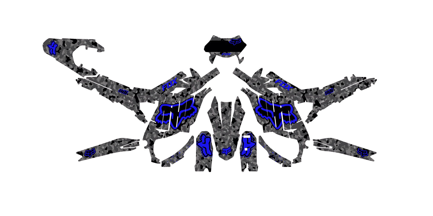 Sur Ron Ultra Bee Graphics Kit - Blue Fox Camo