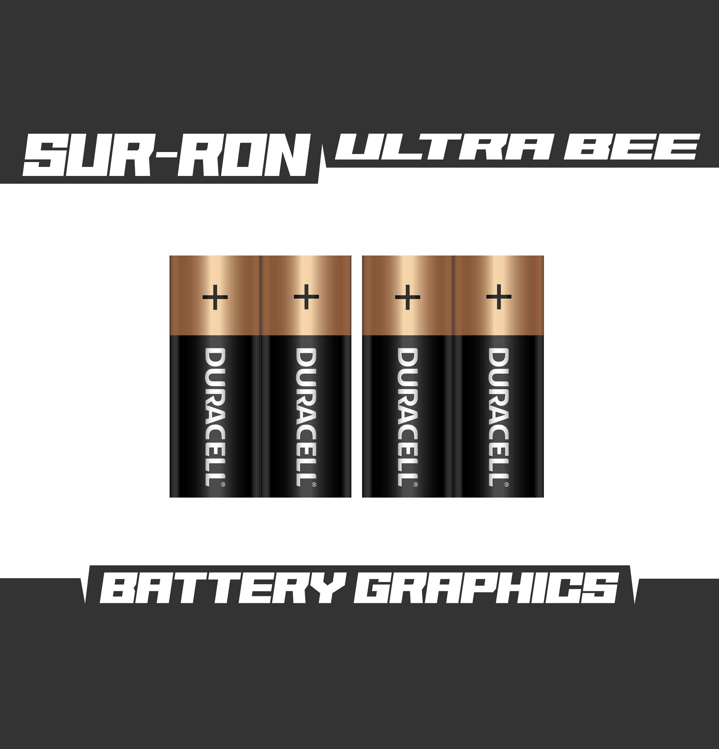 Sur Ron Ultra Bee Graphics Kit - Duracell Double Battery Style