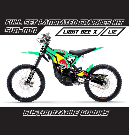 Sur Ron Light Bee X Turquoise Bull Graphics Kit