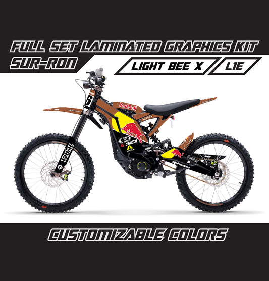 Sur Ron Light Bee X Brown Bull Graphics Kit