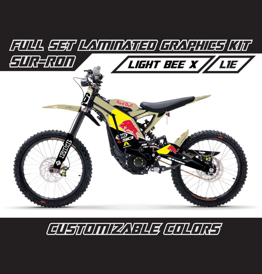 Sur Ron Light Bee X Beige Bull Graphics Kit