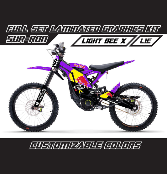 Sur Ron Light Bee X Violet Bull Graphics Kit