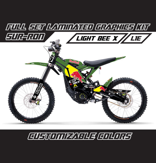 Sur Ron Light Bee X Green Bull Graphics Kit